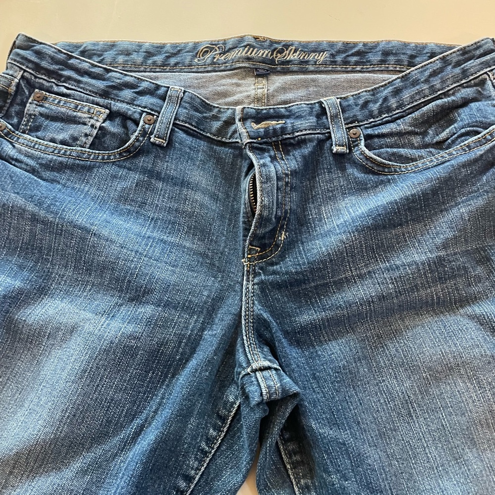Gap jeans, premium skinny, size 14